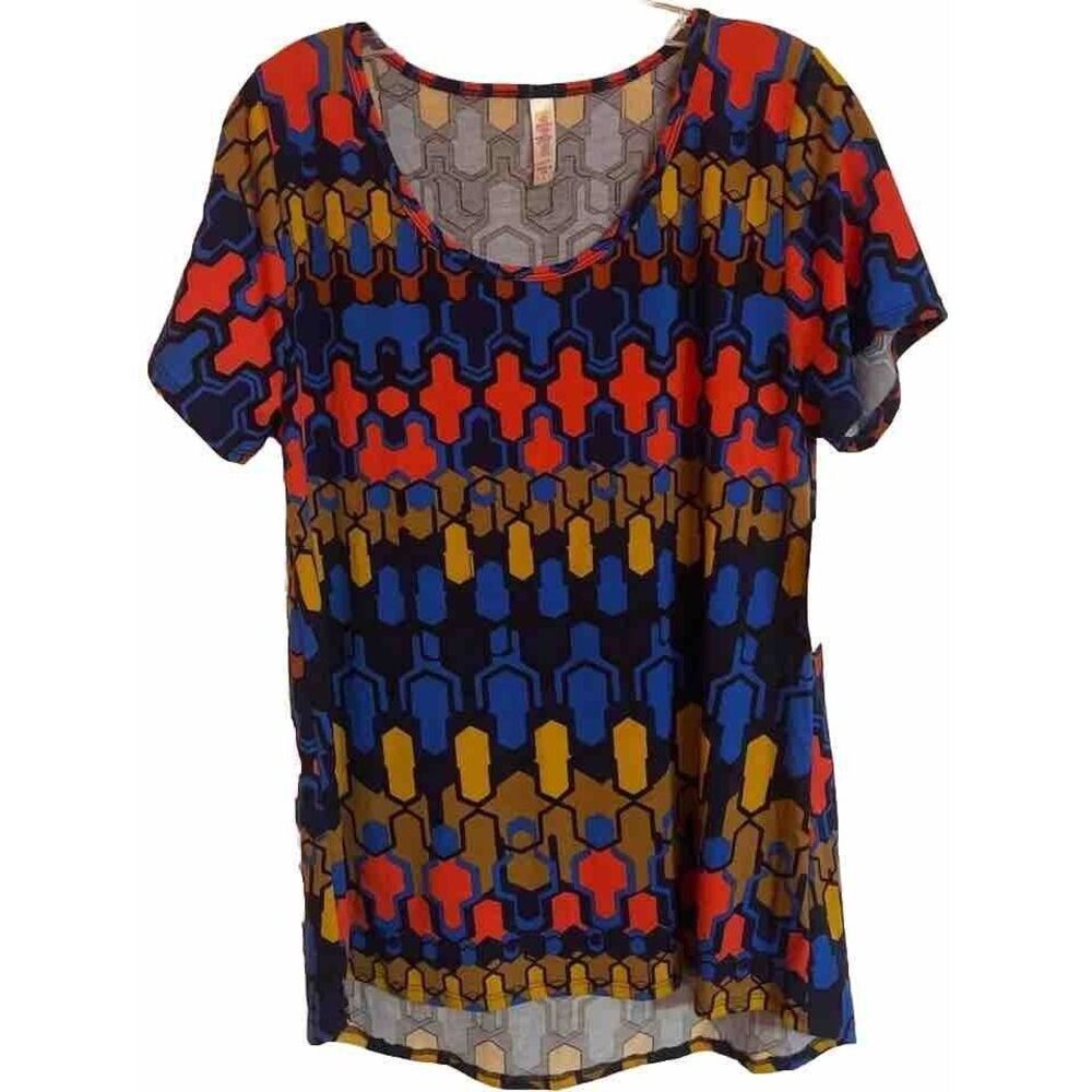 Lularoe Classic T‎ Shirt Large Multicolored